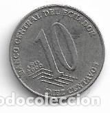Monedas antiguas de Am&eacute;rica: ECUADOR,10 CENTAVOS 2000. - Foto 1
