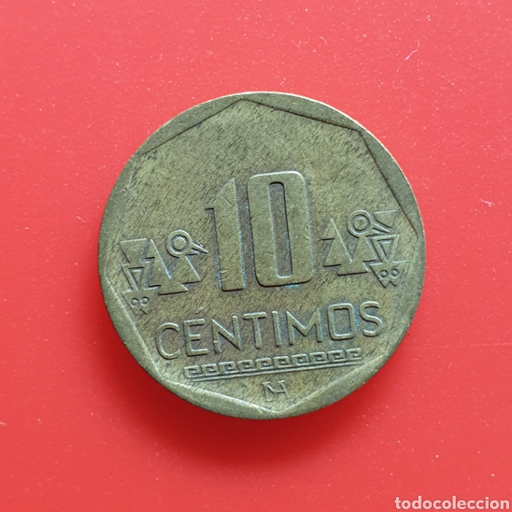 Monedas antiguas de Am&eacute;rica: Per&uacute; 10 centimos 2003 - Foto 2