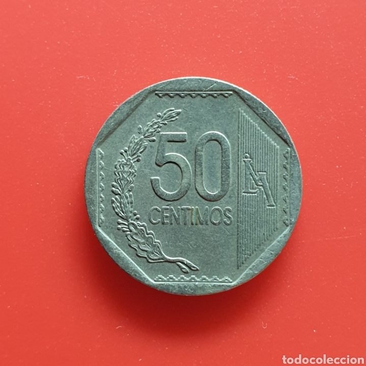 Monedas antiguas de Am&eacute;rica: Per&uacute; 50 centimos 2003 - Foto 2