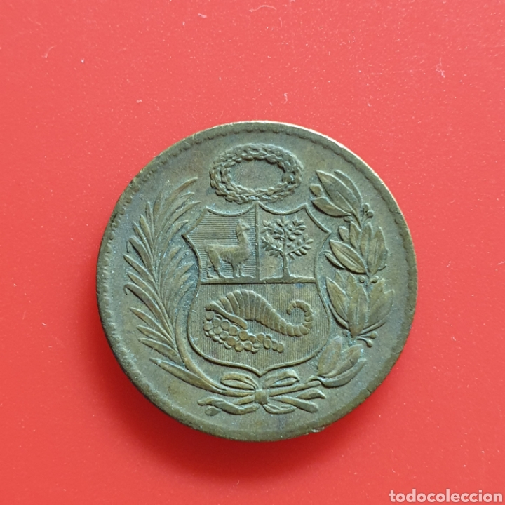 Monedas antiguas de Am&eacute;rica: Per&uacute; &frac12; sol de oro 1965 - Foto 2