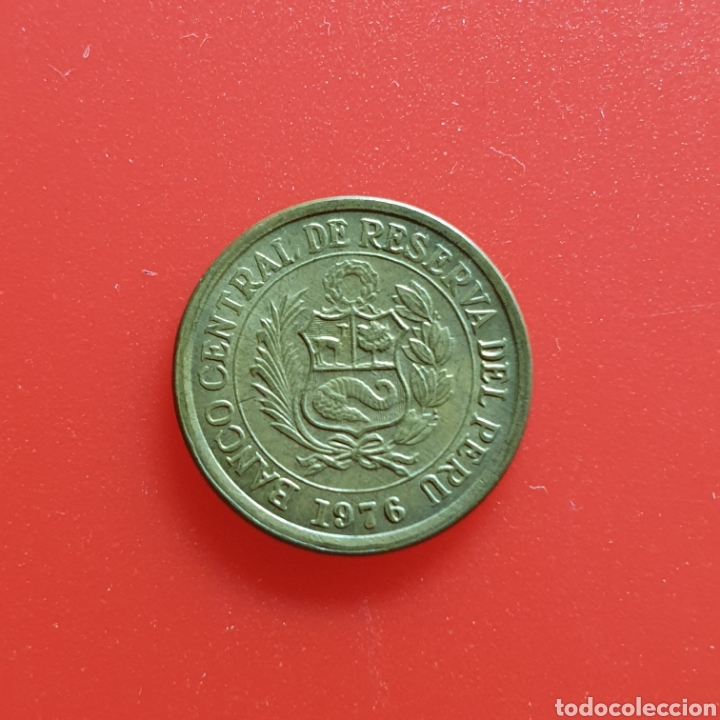Monedas antiguas de Am&eacute;rica: Per&uacute; &frac12; sol de oro 1976 - Foto 2