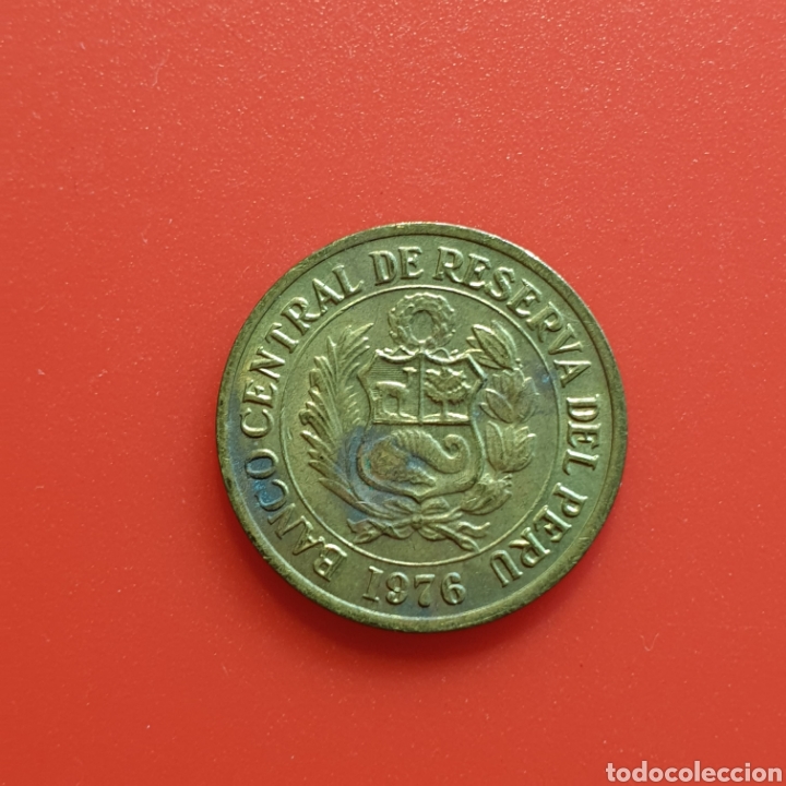 Monedas antiguas de Am&eacute;rica: Per&uacute; 1 sol de oro 1976, m&oacute;dulo peque&ntilde;o - Foto 1