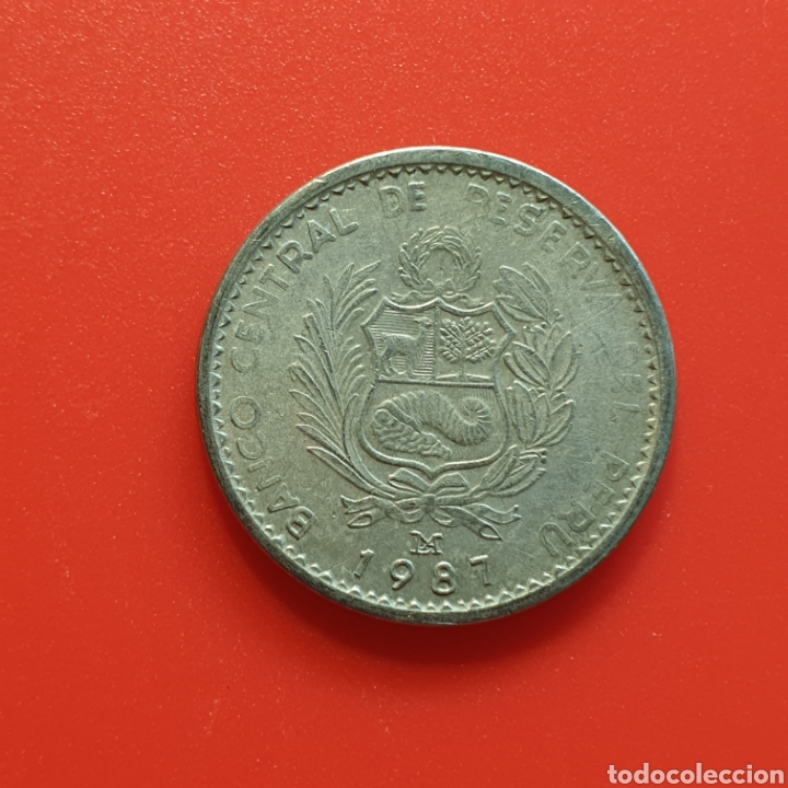 Monedas antiguas de Am&eacute;rica: Per&uacute; 1 inti 87 - Foto 2