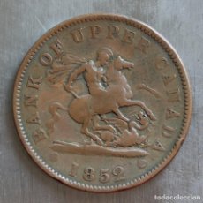 Monedas antiguas de América: PENNY 1852 UPPER CANADA. Lote 210654602