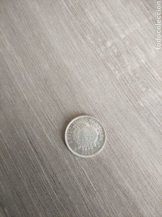 Monedas antiguas de Am&eacute;rica: Moneda argentina 10 centavos 1882 - Foto 1
