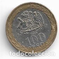 Monedas antiguas de Am&eacute;rica: CHILE,100 PESOS 2006. - Foto 1