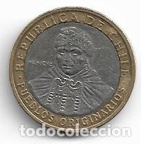 Monedas antiguas de Am&eacute;rica: CHILE,100 PESOS 2006. - Foto 2