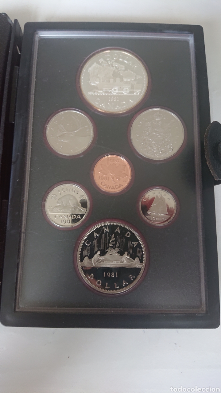 Monedas antiguas de Am&eacute;rica: CARTERA MONEDAS DE CANADA 1981 PROOF - Foto 1