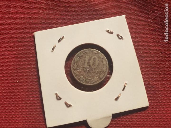 Monedas antiguas de Am&eacute;rica: ARGENTINA, 10 CENTAVOS 1898 - Foto 2