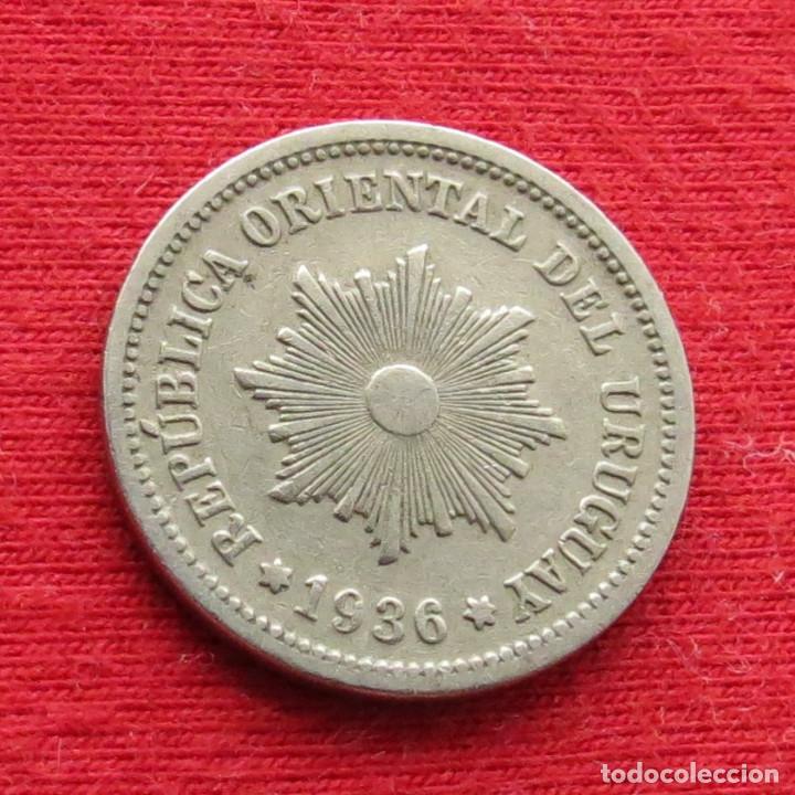 Monedas antiguas de Am&eacute;rica: Uruguay 2 centesimos 1936 - Foto 2