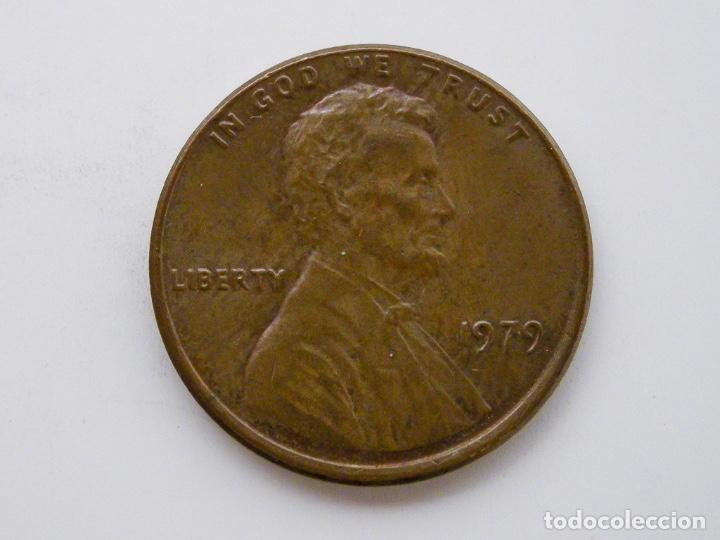 Monedas antiguas de Am&eacute;rica: MONEDA DE 1 CENTAVO DE DOLAR - USA 1979 - Foto 1