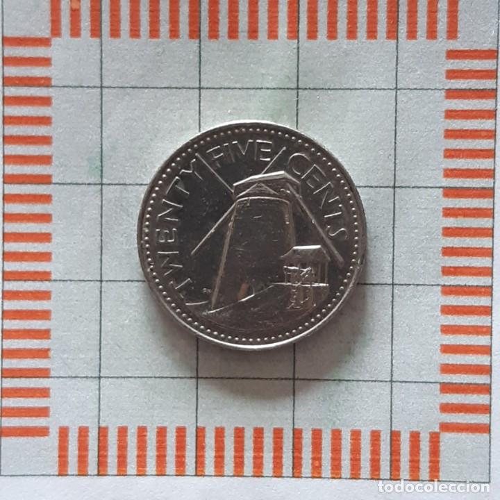 Monedas antiguas de Am&eacute;rica: 25 C&Eacute;NTIMOS, BARBADOS. 1987. (KM#13) - Foto 2