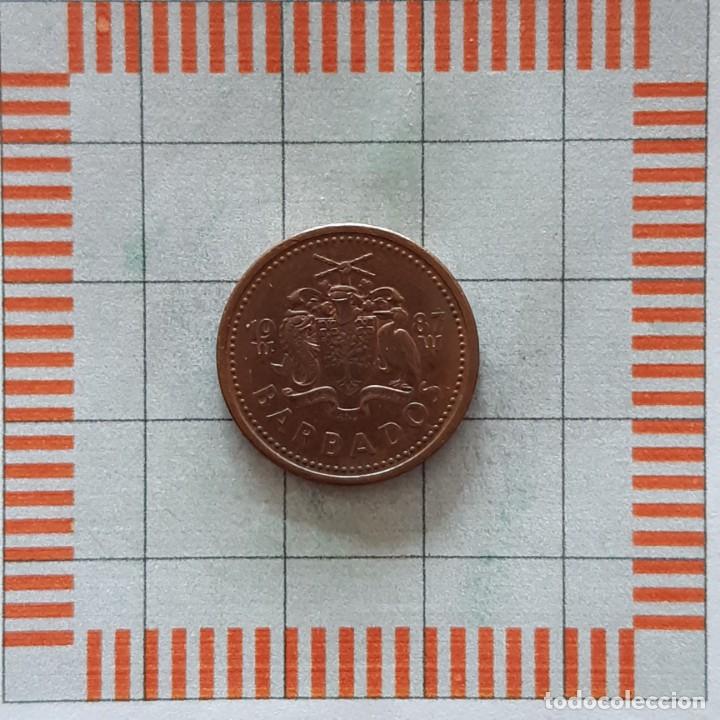 Monedas antiguas de Am&eacute;rica: 1 C&Eacute;NTIMO, BARBADOS. 1987. (KM#10) - Foto 1