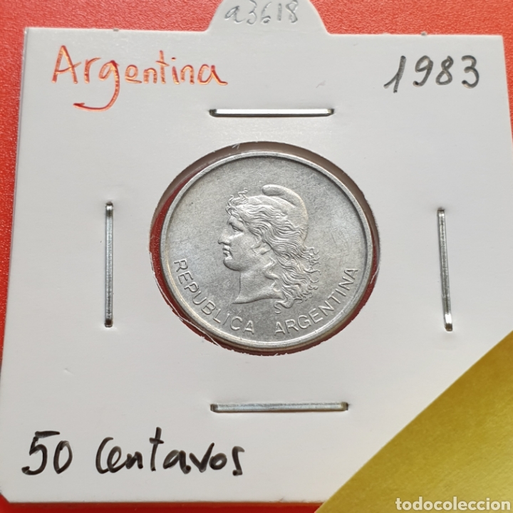 Monedas antiguas de Am&eacute;rica: Argentina 50 centavos 1983 - Foto 1