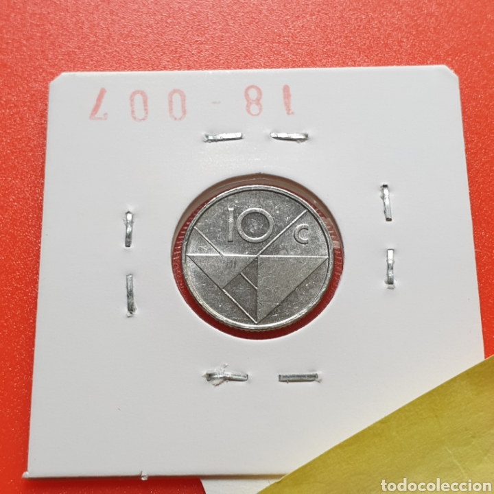 Monedas antiguas de Am&eacute;rica: Aruba 10 cents 2003 - Foto 2