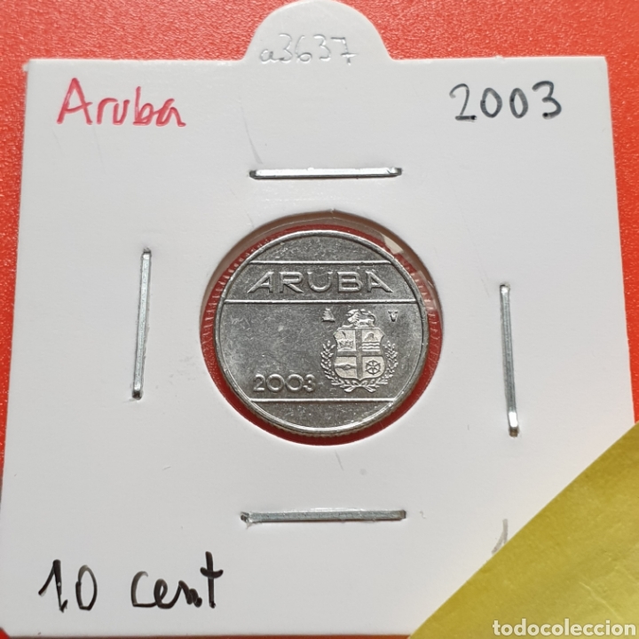 Monedas antiguas de Am&eacute;rica: Aruba 10 cents 2003 - Foto 1