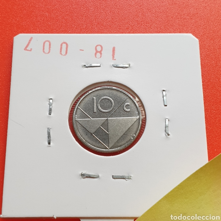 Monedas antiguas de Am&eacute;rica: Aruba 10 cents 2006 - Foto 2