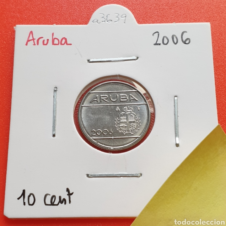 Monedas antiguas de Am&eacute;rica: Aruba 10 cents 2006 - Foto 1