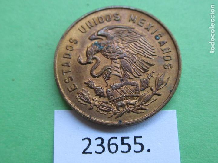 Monedas antiguas de Am&eacute;rica: M&eacute;jico 5 c&eacute;ntimos 1969, centavos, M&eacute;xico - Foto 2