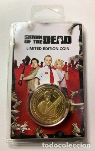 Alte M&uuml;nzen aus Amerika: SHAUN OF THE DEAD LIMITED EDITION COIN 1000 PCS. (MONEDA ZOMBIES DORADA)