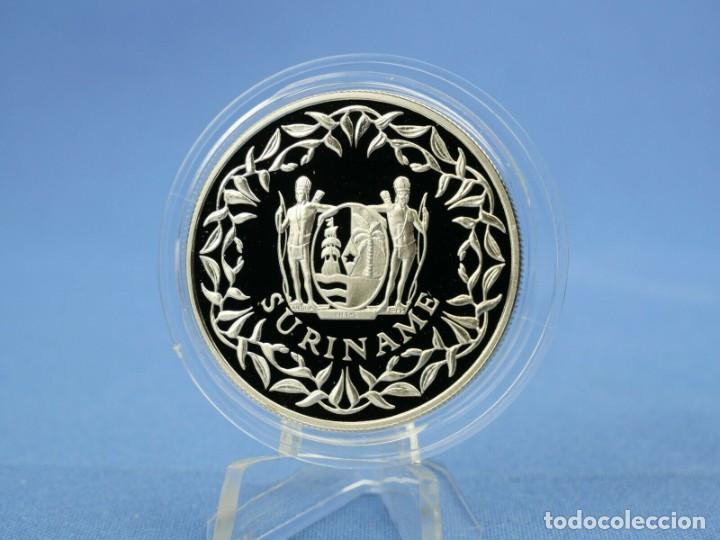Monedas antiguas de Am&eacute;rica: SURINAME 25 GUILDERS 1990 - Foto 2