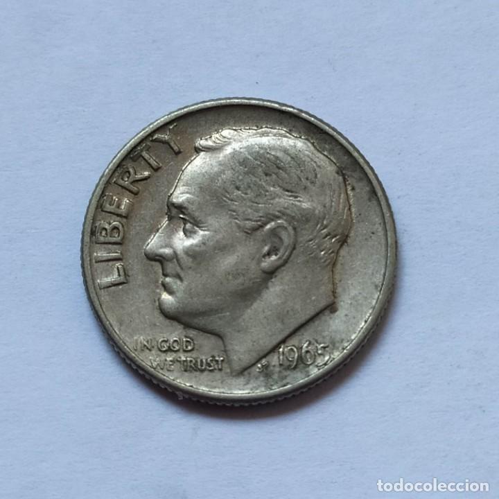 Monedas antiguas de Am&eacute;rica: ## EEUU - 10 Centavos 1965 ## - Foto 1