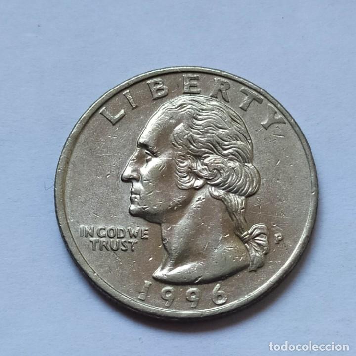 Monedas antiguas de Am&eacute;rica: ## EEUU - Cuarto de Dolar 1996 P ## - Foto 1