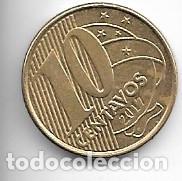 Monedas antiguas de Am&eacute;rica: BRASIL,10 CENTAVOS 2017.M - Foto 1