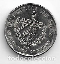 Monedas antiguas de Am&eacute;rica: CUBA,25 CENTAVOS 2003.M - Foto 2