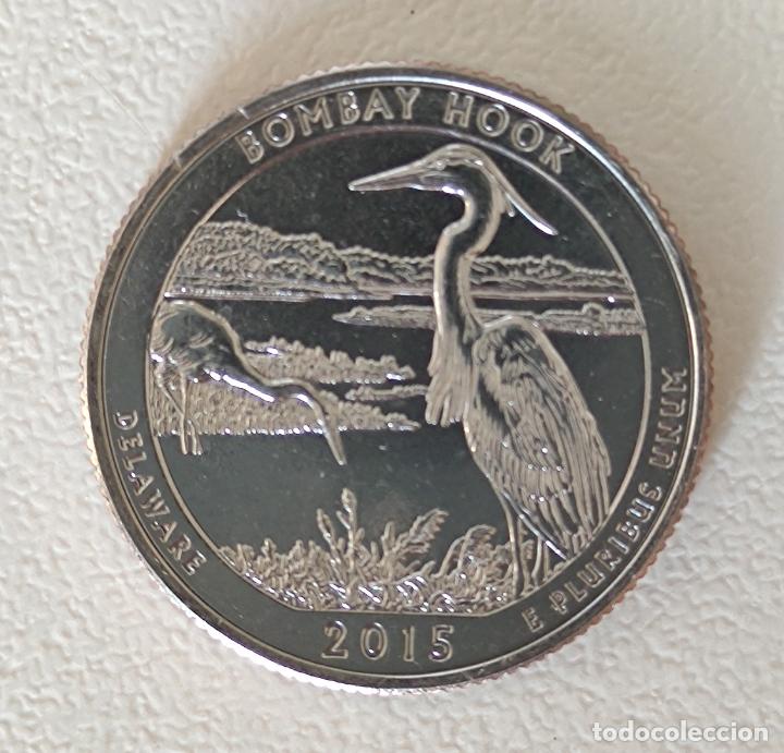 Monedas antiguas de Am&eacute;rica: CUARTO DE DOLAR USA 2015 D DELAWARE - Foto 1