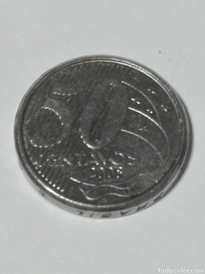 Monedas antiguas de Am&eacute;rica: MONEDA BRASIL 50 CENTAVOS 2008 - Foto 2