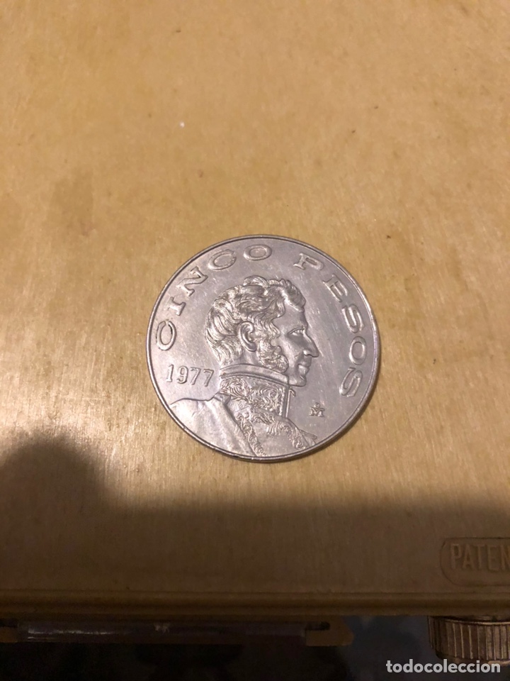 Monedas antiguas de Am&eacute;rica: 5 pesos 1977 M&eacute;jico - Foto 1
