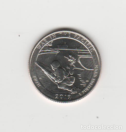 Monete antiche di America: ESTADOS UNIDOS- 1/4 DOLAR-GUAM-WAR IN THE PACIFIC-2019-S-SIN CIRCULAR