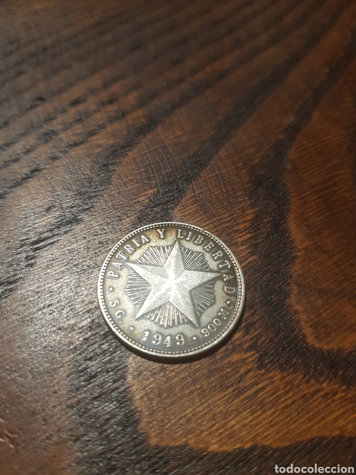 Monedas antiguas de Am&eacute;rica: 20 CENTAVOS CUBA 1949 PLATA - Foto 1