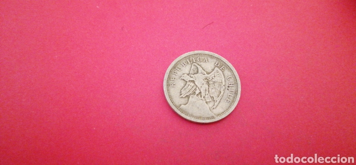Monedas antiguas de Am&eacute;rica: 20 centavos de Chile 1924 - Foto 2