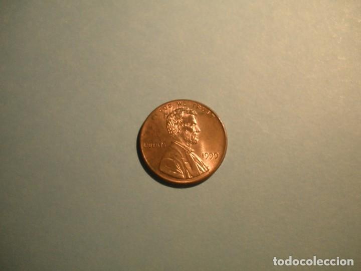 Monedas antiguas de Am&eacute;rica: USA 1 CENT CENTIMO 1999. - Foto 1