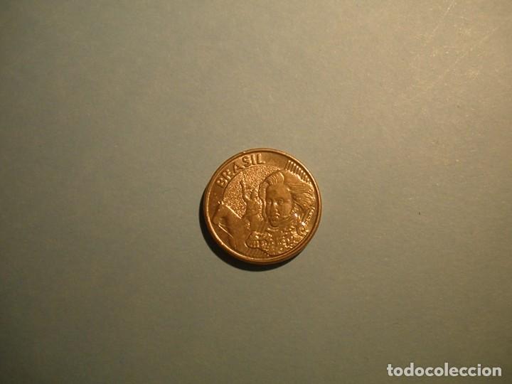 Monedas antiguas de Am&eacute;rica: BRASIL 10 CENTAVOS 2007 - MBC. - Foto 1