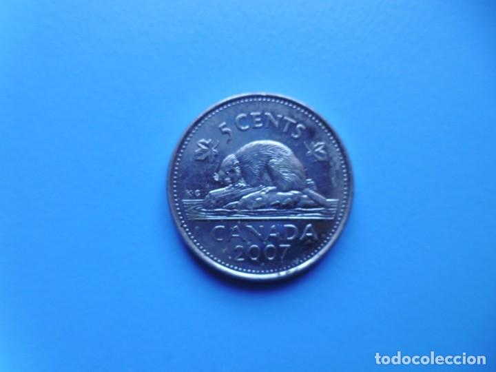 Monedas antiguas de Am&eacute;rica: CANADA 5 CENTS 2007 - Foto 1