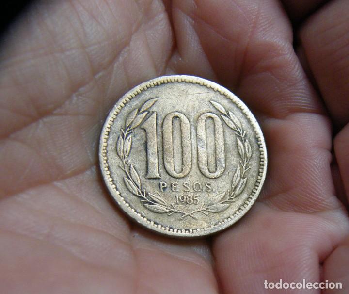 Monedas antiguas de Am&eacute;rica: CHILE MONEDA DE 100 PESOS 1985 - Foto 1