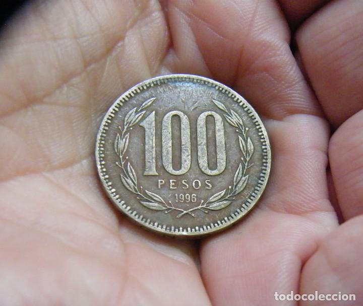 Monedas antiguas de Am&eacute;rica: CHILE MONEDA DE 100 PESOS 1996 - Foto 2