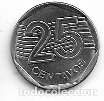 Monedas antiguas de Am&eacute;rica: BRASIL,25 CENTAVOS 1994. - Foto 2