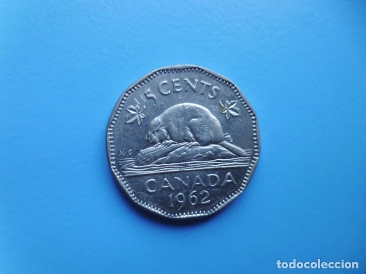 Monedas antiguas de Am&eacute;rica: CANADA 5 CENTS 1962 - Foto 1