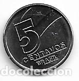 Monedas antiguas de Am&eacute;rica: BRASILO,5 CENTAVOS 1989. - Foto 1
