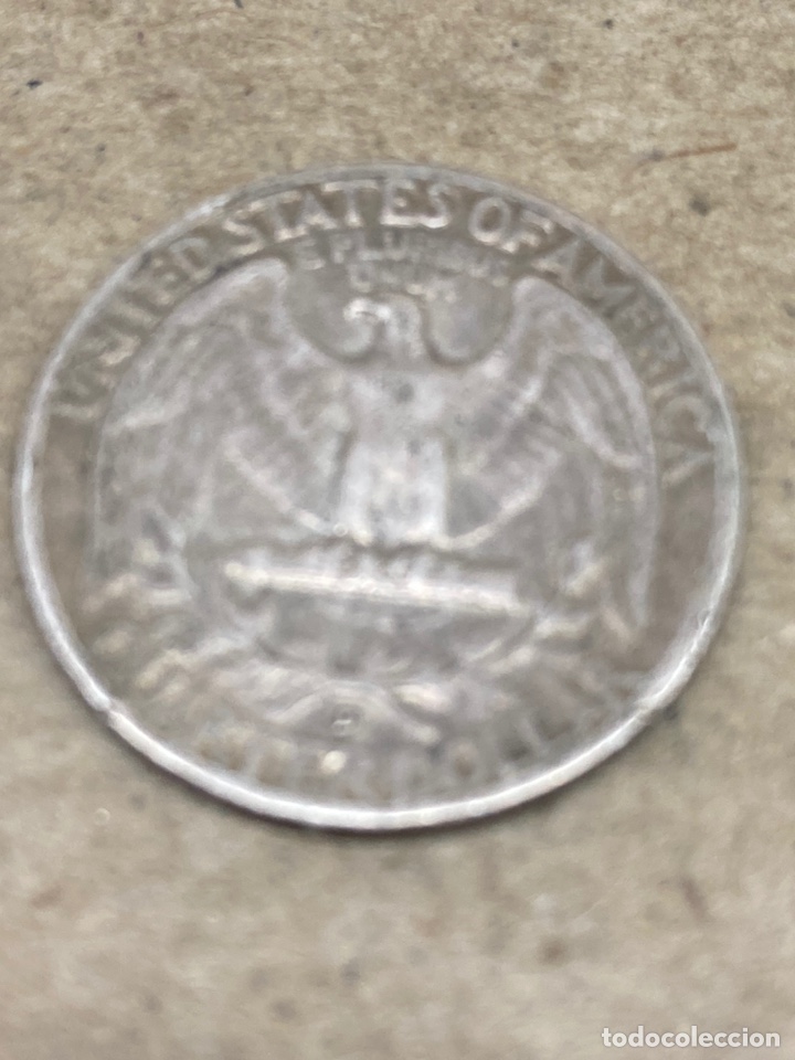 Monedas antiguas de Am&eacute;rica: Moneda de plata 1958 - Foto 2