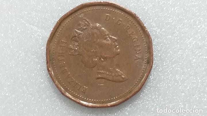 Monedas antiguas de Am&eacute;rica: MONEDA DE CANADA . 1 CENT. A&Ntilde;O 1991 - Foto 2