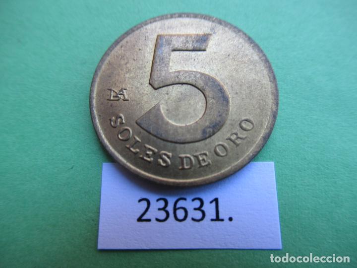 Monedas antiguas de Am&eacute;rica: Per&uacute; 1979 5 soles - Foto 1