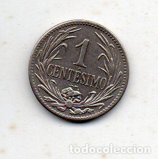 Monedas antiguas de Am&eacute;rica: Uruguay. 1 C&eacute;nt&eacute;simo. A&ntilde;o 1924. - Foto 2