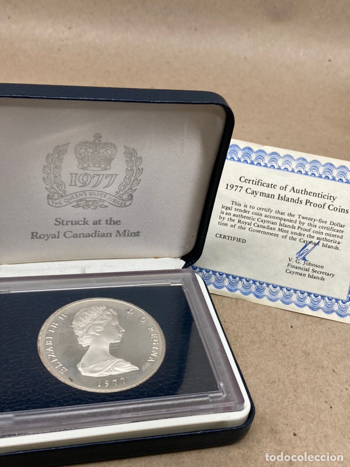 Monedas antiguas de Am&eacute;rica: Moneda de plata 25crowns - Foto 4
