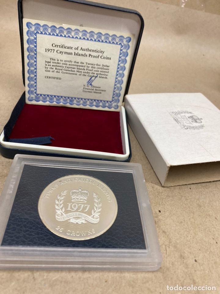 Monedas antiguas de Am&eacute;rica: Moneda de plata 25crowns - Foto 1