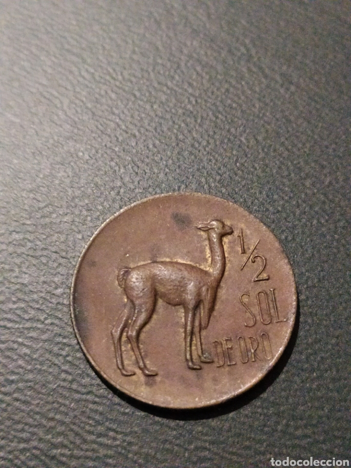 Monedas antiguas de Am&eacute;rica: 1/2 sol 1968 Per&uacute; KM#247 - Foto 1